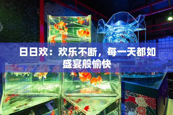 日日欢：欢乐不断，每一天都如盛宴般愉快
