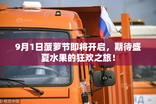 9月1日菠萝节即将开启，期待盛夏水果的狂欢之旅！