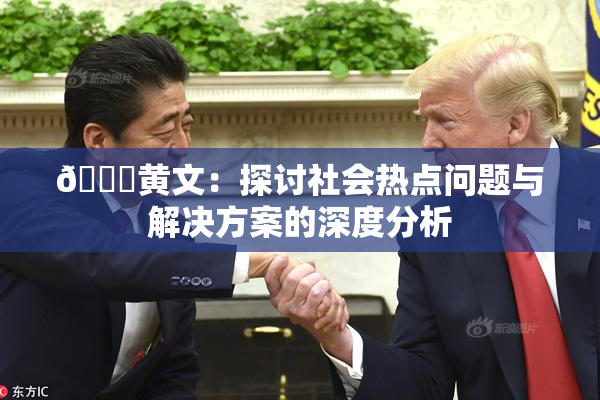 🔞黄文：探讨社会热点问题与解决方案的深度分析