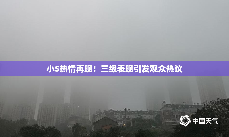 小S热情再现！三级表现引发观众热议
