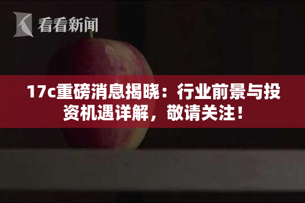 17c重磅消息揭晓：行业前景与投资机遇详解，敬请关注！