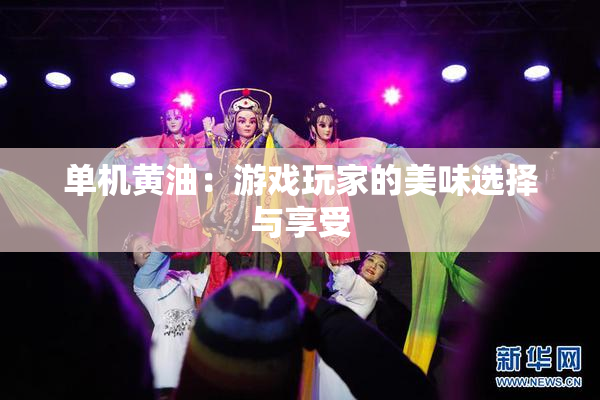 单机黄油：游戏玩家的美味选择与享受