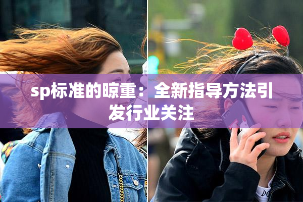 sp标准的晾重：全新指导方法引发行业关注