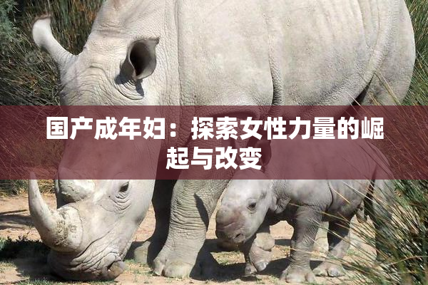 国产成年妇：探索女性力量的崛起与改变