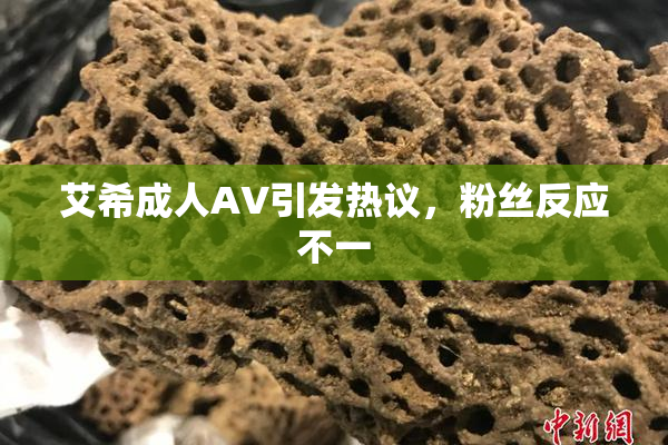 艾希成人AV引发热议，粉丝反应不一