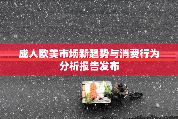 成人欧美市场新趋势与消费行为分析报告发布