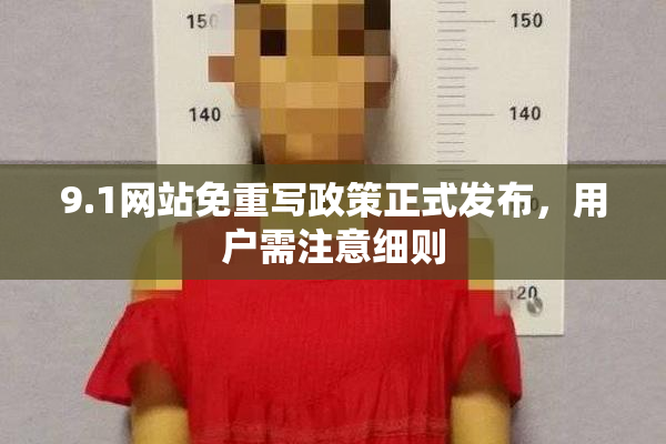 9.1网站免重写政策正式发布，用户需注意细则