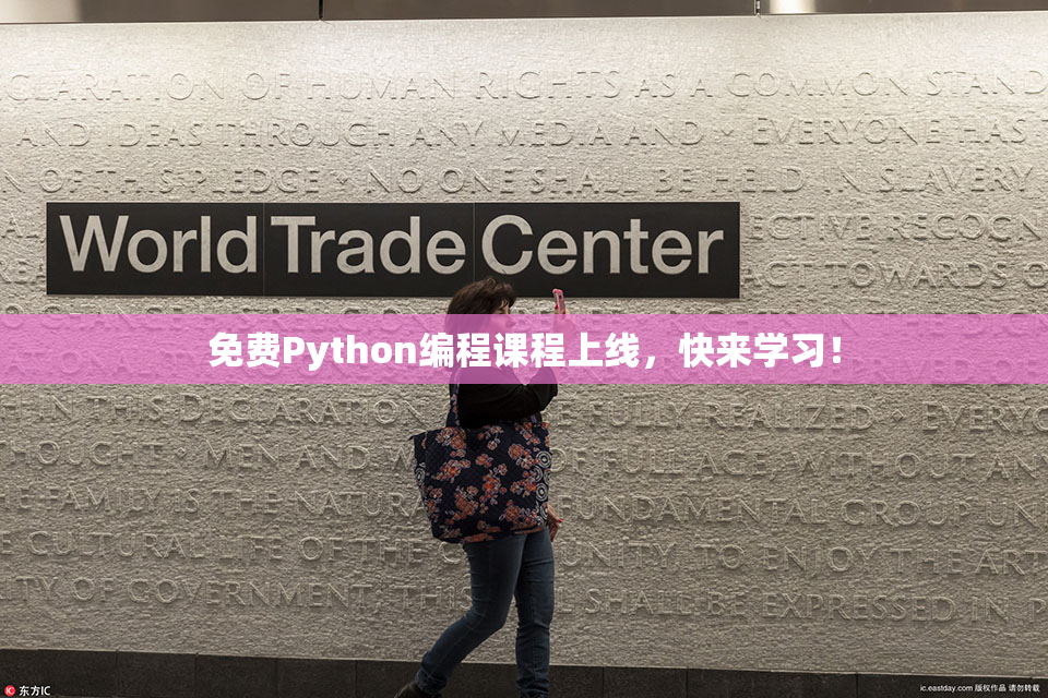免费Python编程课程上线，快来学习！