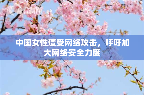 中国女性遭受网络攻击，呼吁加大网络安全力度