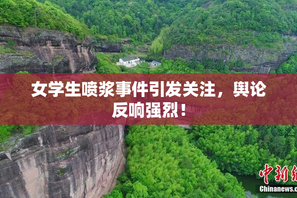 女学生喷浆事件引发关注，舆论反响强烈！