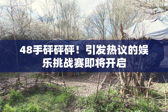 48手砰砰砰！引发热议的娱乐挑战赛即将开启