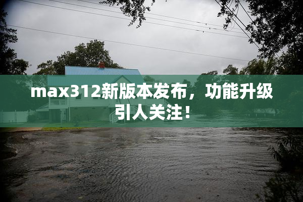 max312新版本发布，功能升级引人关注！