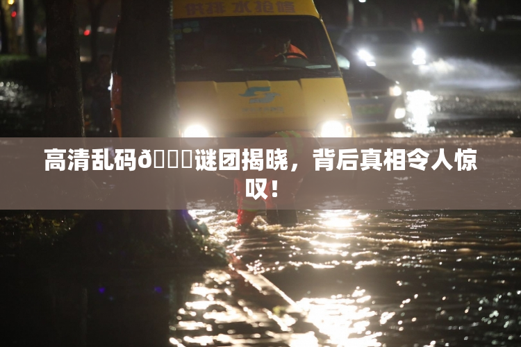 高清乱码🔞谜团揭晓，背后真相令人惊叹！