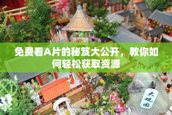免费看A片的秘笈大公开，教你如何轻松获取资源