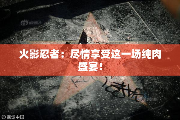火影忍者：尽情享受这一场纯肉盛宴！