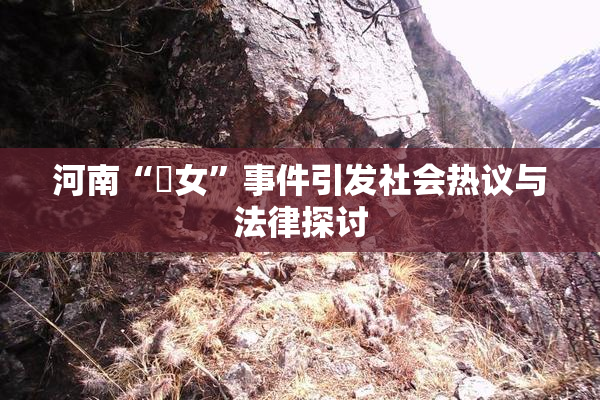 河南“婬女”事件引发社会热议与法律探讨