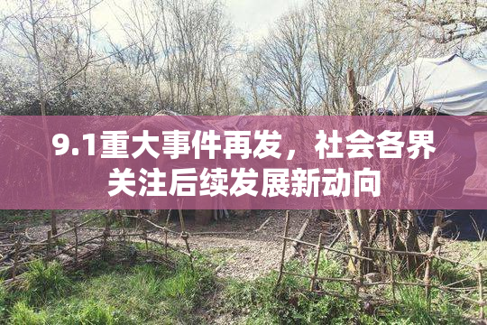 9.1重大事件再发，社会各界关注后续发展新动向
