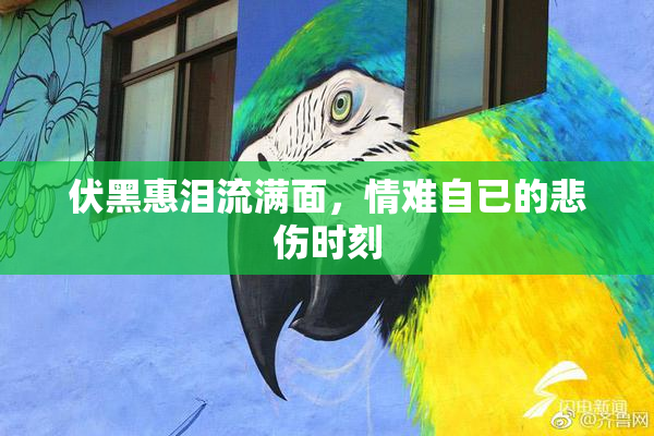 伏黑惠泪流满面，情难自已的悲伤时刻