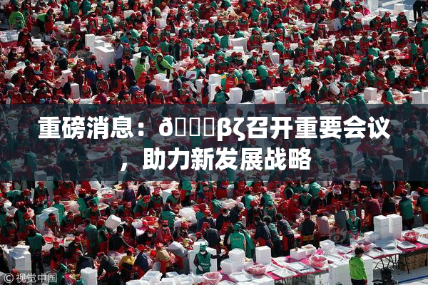 重磅消息：👙βζ召开重要会议，助力新发展战略