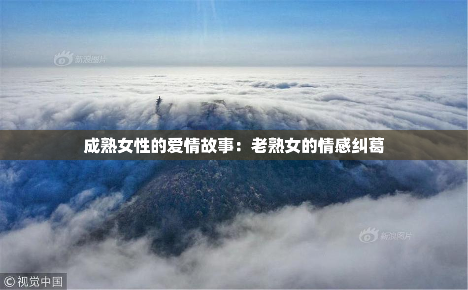 成熟女性的爱情故事：老熟女的情感纠葛