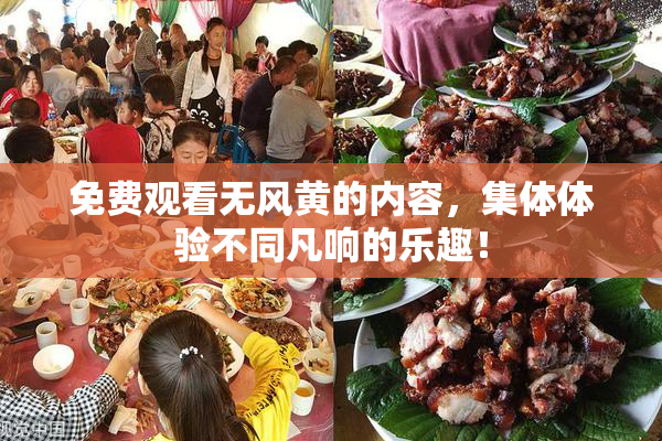 免费观看无风黄的内容，集体体验不同凡响的乐趣！
