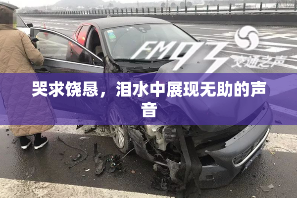 哭求饶恳，泪水中展现无助的声音