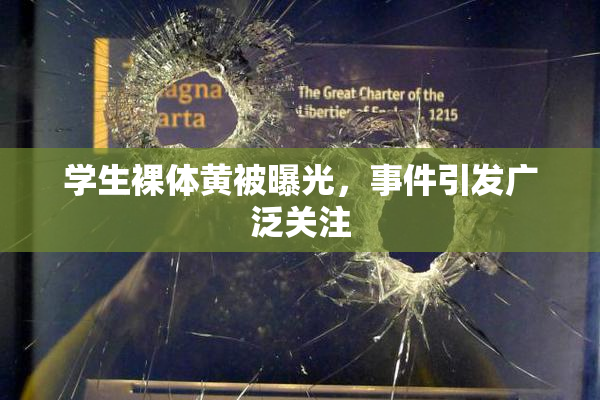 学生裸体黄被曝光，事件引发广泛关注