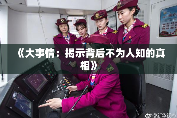 《大事情：揭示背后不为人知的真相》