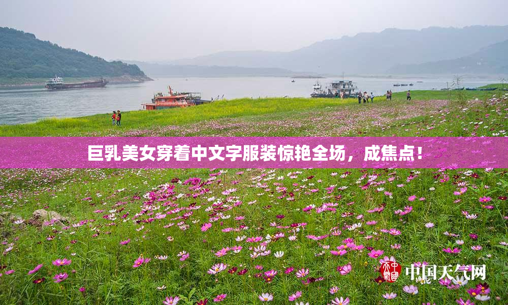 巨乳美女穿着中文字服装惊艳全场，成焦点！