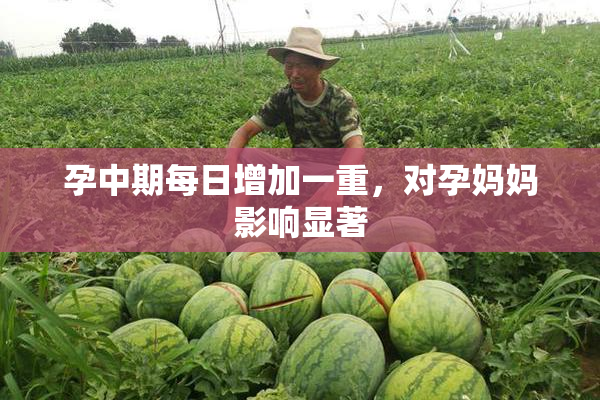 孕中期每日增加一重，对孕妈妈影响显著
