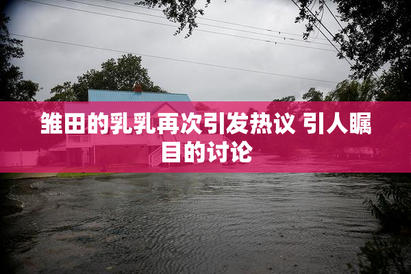 雏田的乳乳再次引发热议 引人瞩目的讨论