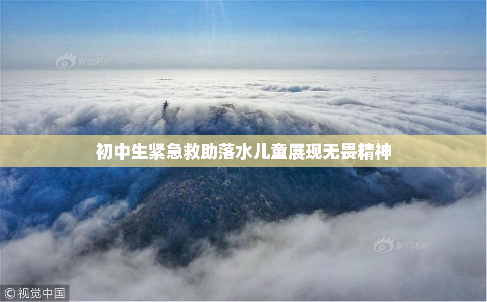 初中生紧急救助落水儿童展现无畏精神