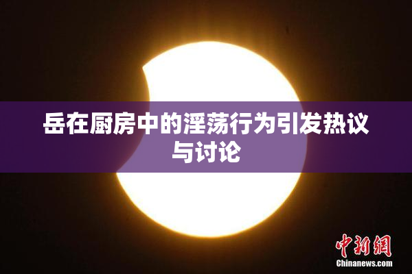 岳在厨房中的淫荡行为引发热议与讨论