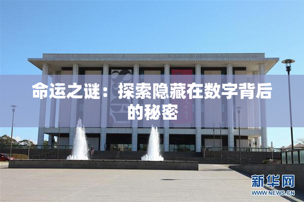 命运之谜：探索隐藏在数字背后的秘密