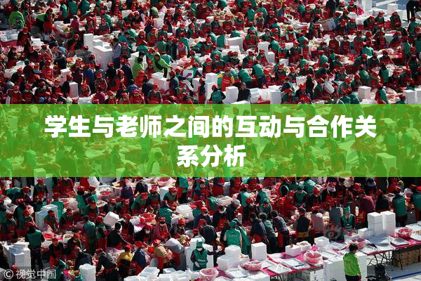 学生与老师之间的互动与合作关系分析