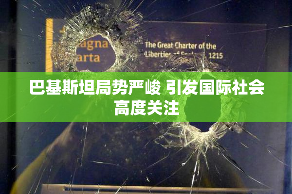 巴基斯坦局势严峻 引发国际社会高度关注