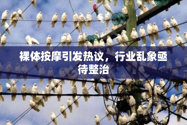 裸体按摩引发热议，行业乱象亟待整治