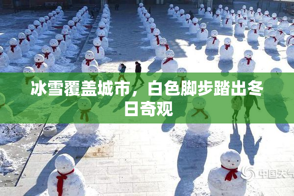 冰雪覆盖城市，白色脚步踏出冬日奇观