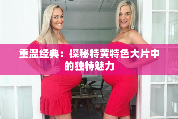 重温经典：探秘特黄特色大片中的独特魅力