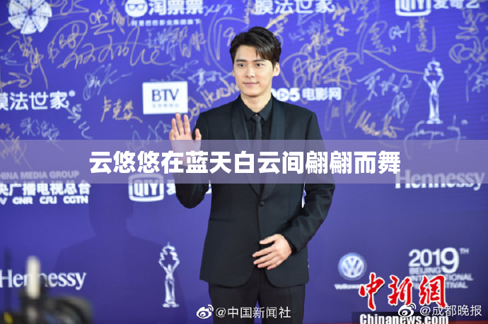 云悠悠在蓝天白云间翩翩而舞