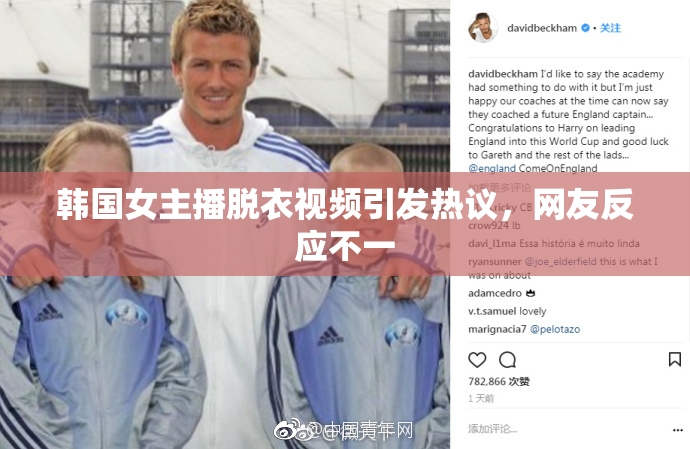 韩国女主播脱衣视频引发热议，网友反应不一