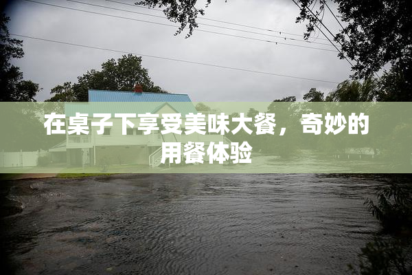 在桌子下享受美味大餐，奇妙的用餐体验