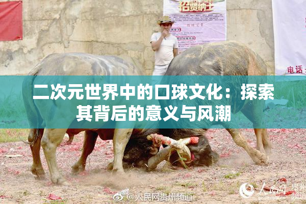 二次元世界中的口球文化：探索其背后的意义与风潮