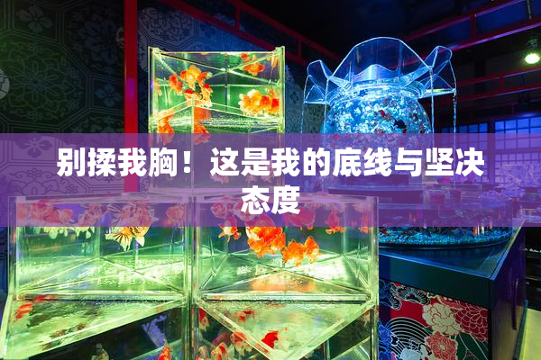 别揉我胸！这是我的底线与坚决态度