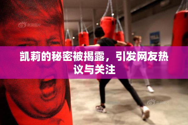 凯莉的秘密被揭露，引发网友热议与关注