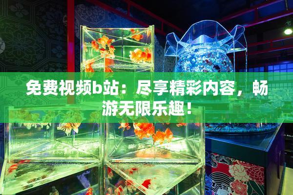 免费视频b站：尽享精彩内容，畅游无限乐趣！
