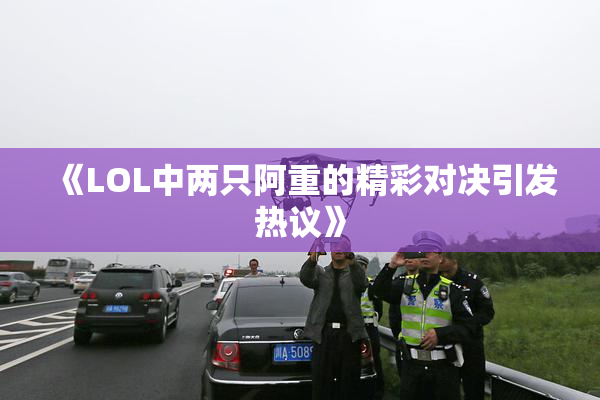 《LOL中两只阿重的精彩对决引发热议》