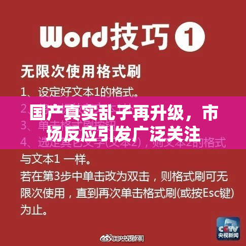 国产真实乱子再升级，市场反应引发广泛关注