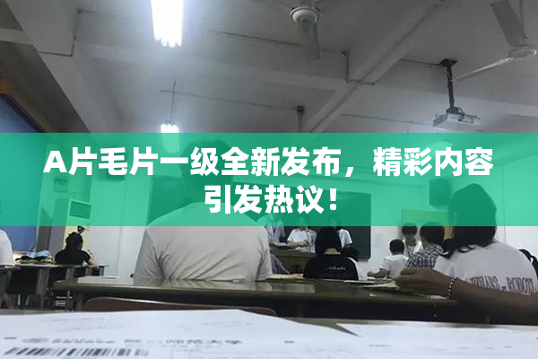 A片毛片一级全新发布，精彩内容引发热议！