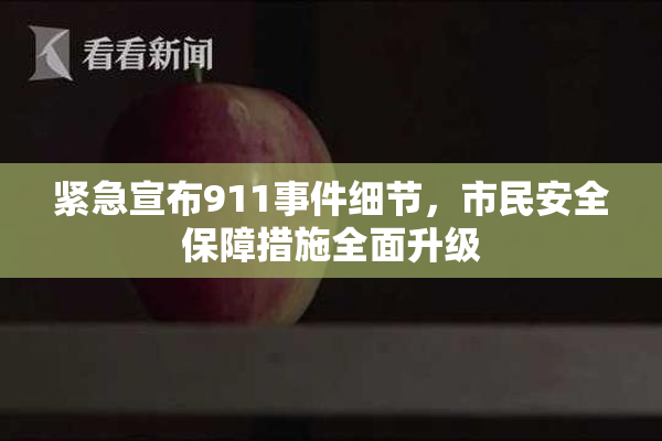 紧急宣布911事件细节，市民安全保障措施全面升级